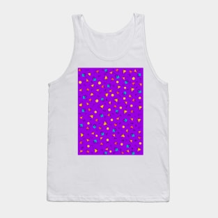 Retro Purple Geometric Tank Top